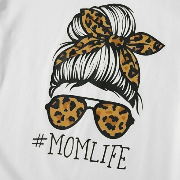 NWT "#MOM LIFE" T-Shirt Sz L - Picture 3 of 3